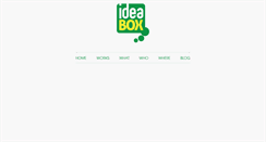 Desktop Screenshot of ideabox.asia