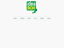 Tablet Screenshot of ideabox.asia